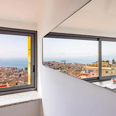 Stairway To The Vista Flat Apartman Nápoly